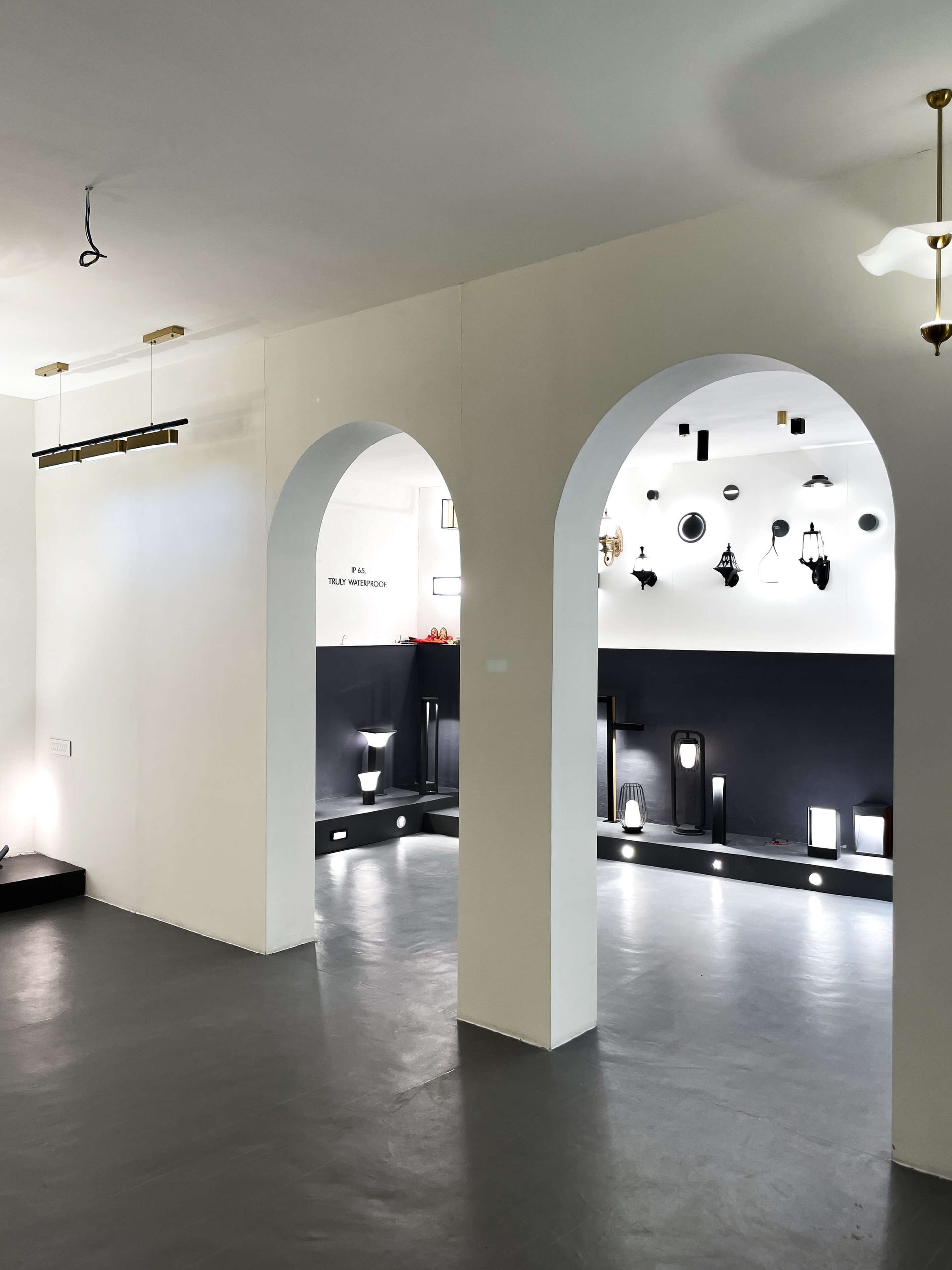 Lighting showroom interior design, Kolkata
