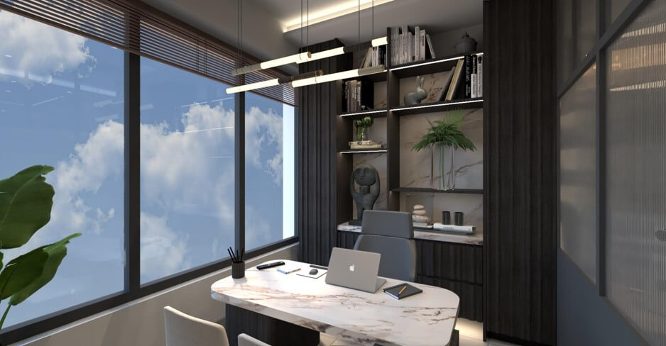 CEO cabin interior design, Kolkata