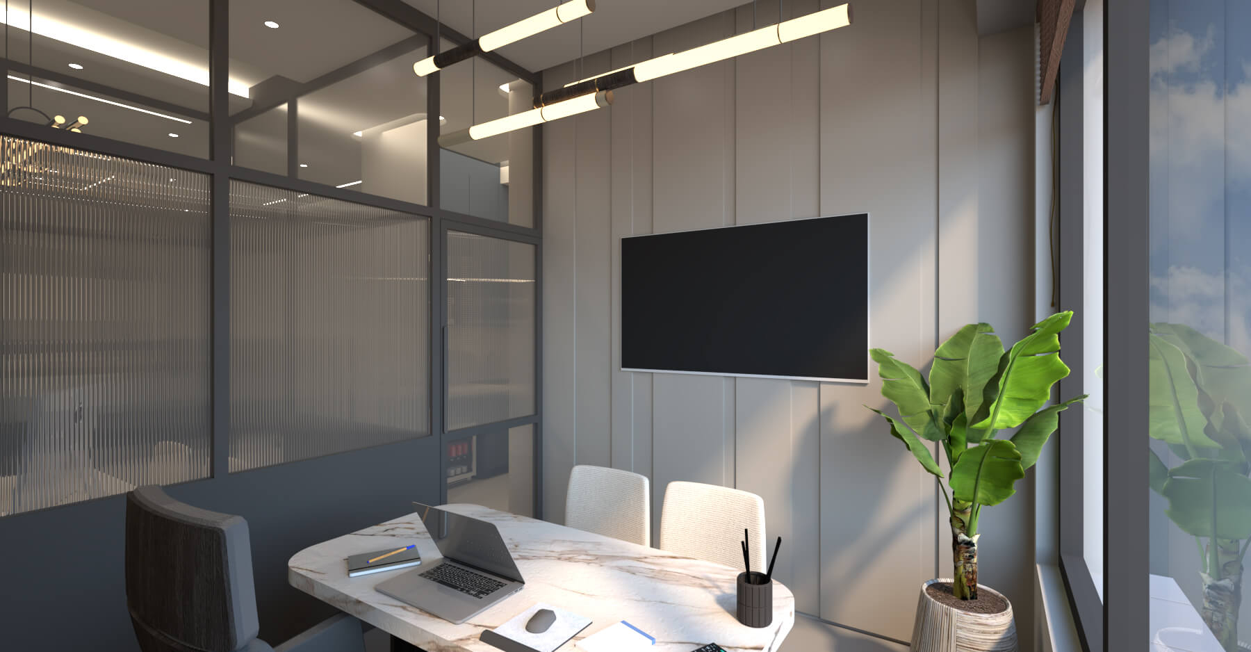 CEO cabin office design, Kolkata
