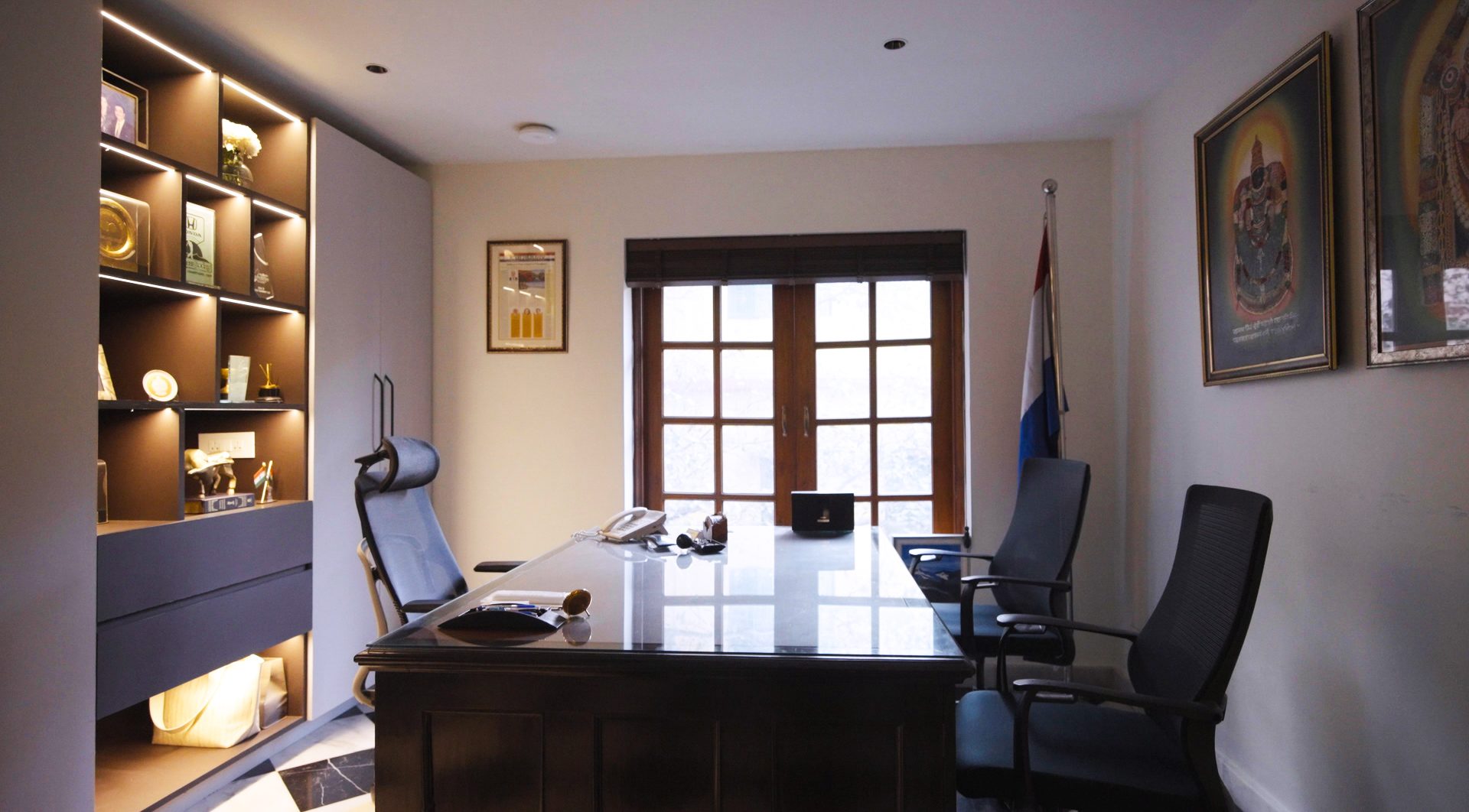 Director's chamber interior design, Kolkata