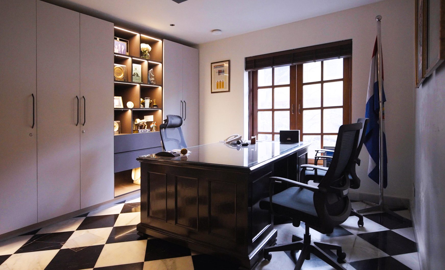 Director's office interior design, Kolkata