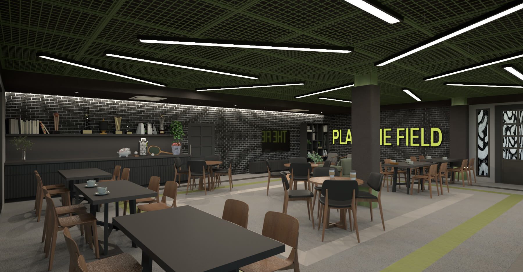 Football turf sports complex interior design, Kolkata
