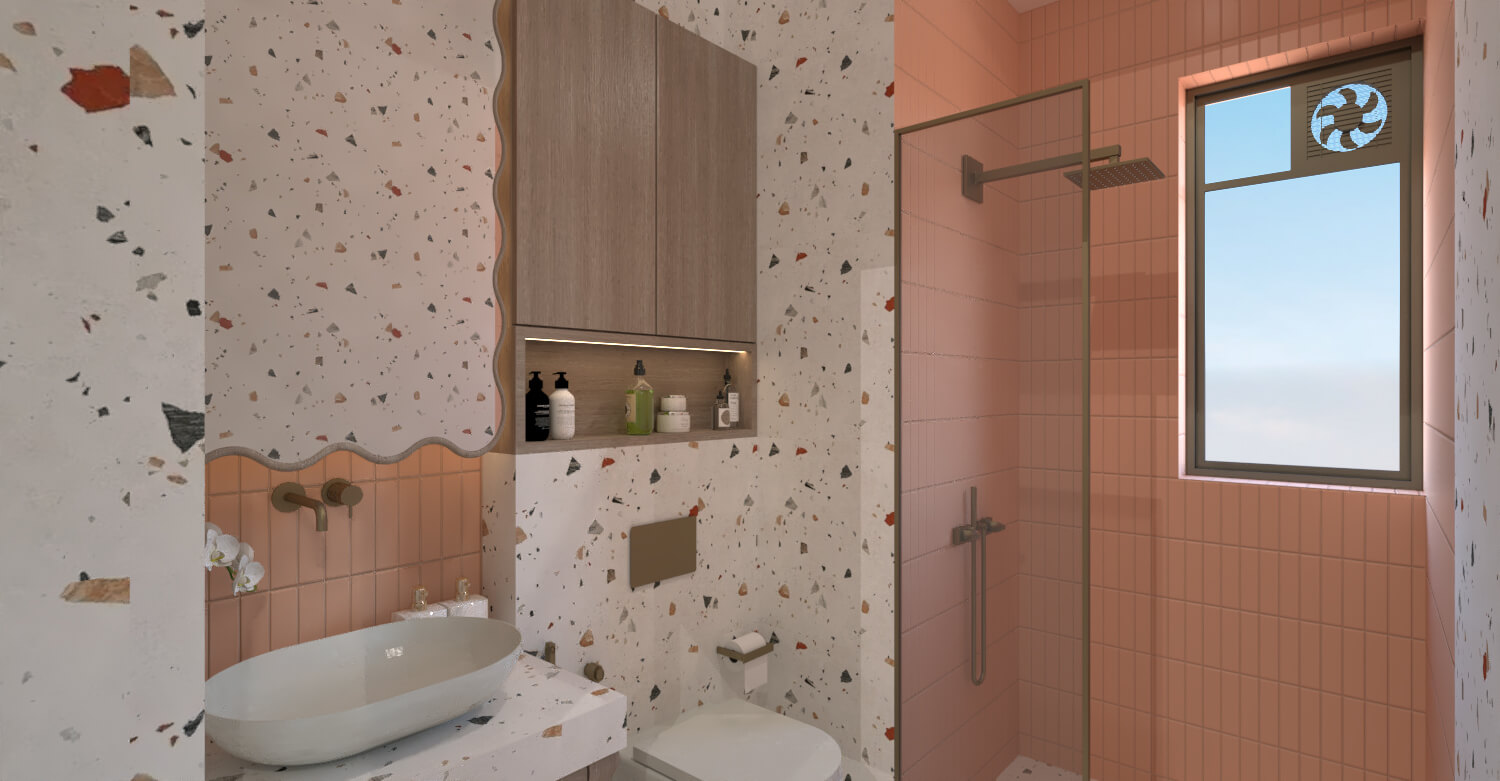 Children's bathroom interior design, Kolkata